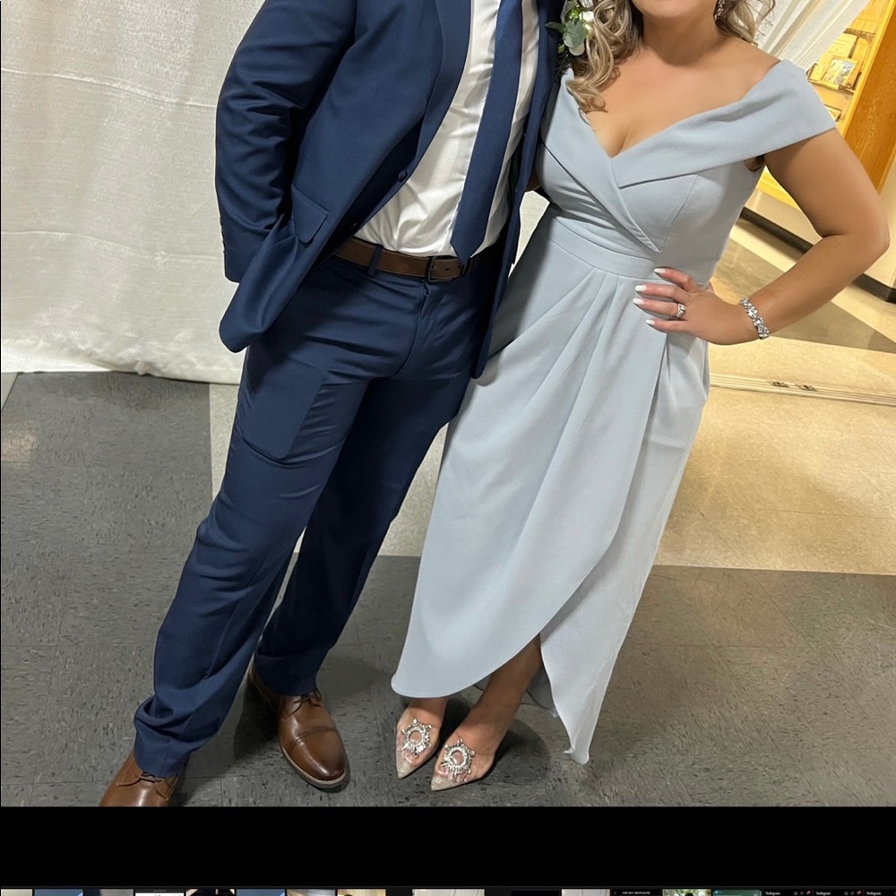 Escape Gown Dusty Blue